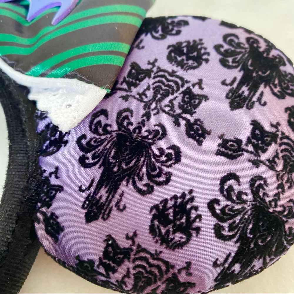Disney Parks Haunted Mansion Minnie Ears Headband - Picture 5 of 8
